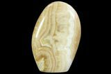 Free-Standing, Polished Brown Calcite #91756-1